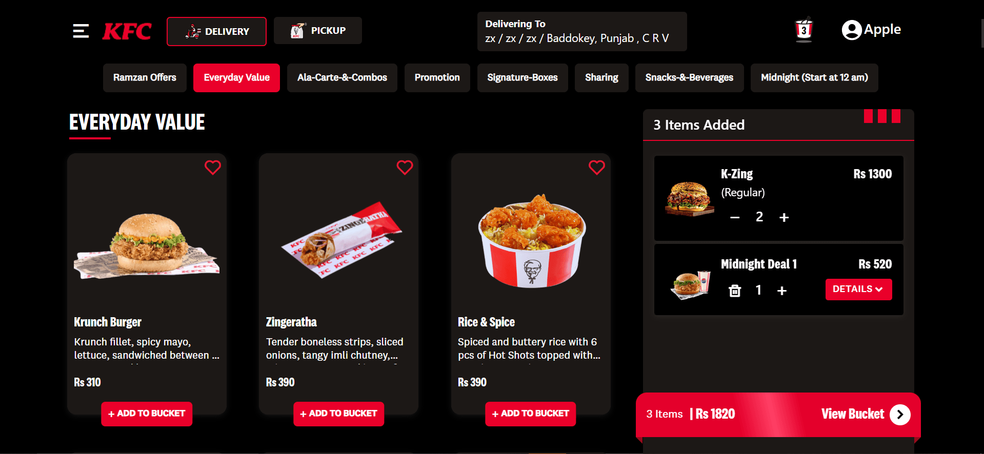 KFC Pakistan